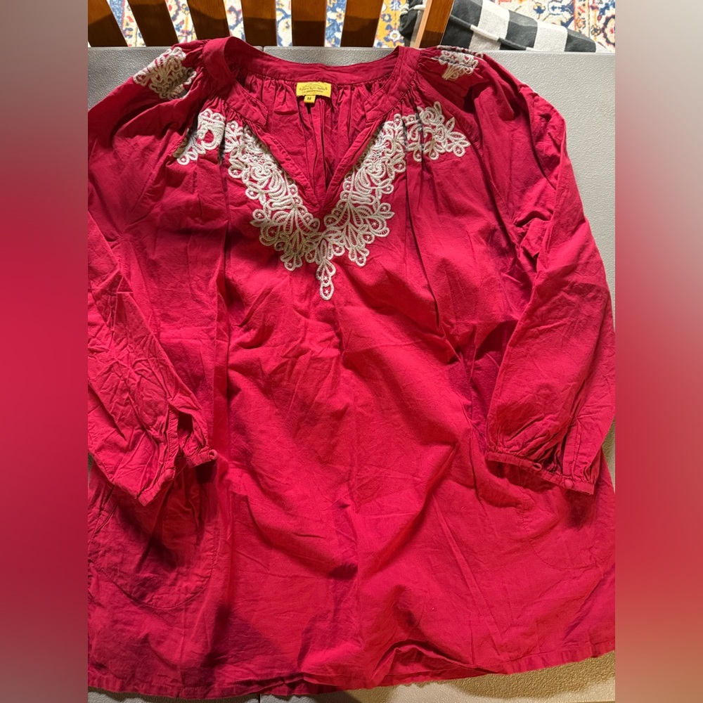 Roberta Roller Rabbit Fuchsia Top